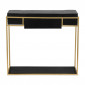 Bureau Design "Korma" 91cm Noir & Or|Bureau|Paris Prix