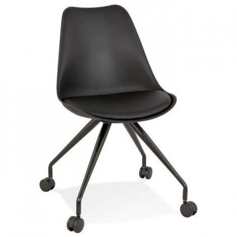Chaise de Bureau Design "Laxina" 92cm Noir|Chaises et Fauteuils|Paris Prix