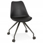 Chaise de Bureau Design "Laxina" 92cm Noir|Chaises et Fauteuils|Paris Prix