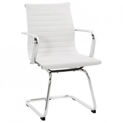 Fauteuil de Bureau "Oméga" 90cm Blanc|Chaises et Fauteuils|Paris Prix