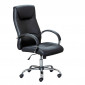 Chaise de Bureau Design "Tobal" 111-119cm Noir|Chaises et Fauteuils|Paris Prix