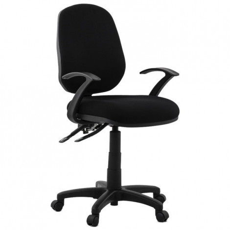 Fauteuil de Bureau "Classic" 106cm Noir|Chaises et Fauteuils|Paris Prix