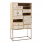 Commode 10 Tiroirs en Bois "Opreda" 157cm Beige|Commode|Paris Prix