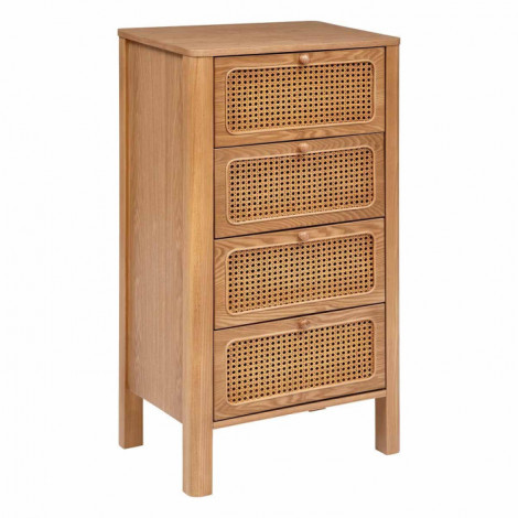 Chiffonnier 4 Tiroirs "Tiria" 103cm Marron|Commode|Paris Prix