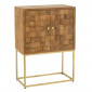 Commode 2 Portes sur Pied "Nino" 122cm Naturel|Commode|Paris Prix