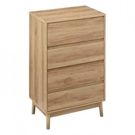 Commode Design 4 Tiroirs "Abana" 107cm Naturel|Commode|Paris Prix