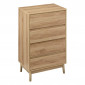 Commode Design 4 Tiroirs "Abana" 107cm Naturel|Commode|Paris Prix