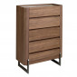 Chiffonnier Design en Bois "Clinton" 112cm Naturel|Commode|Paris Prix