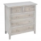 Commode 5 Tiroirs "Charme" 81cm Naturel|Commode|Paris Prix