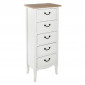 Chiffonnier 5 Tiroirs "Chrysa" 113cm Naturel|Commode|Paris Prix