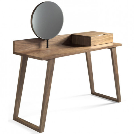 Coiffeuse Design 1 Tiroir "Capucine" 126cm Naturel|Commode|Paris Prix