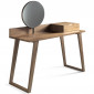 Coiffeuse Design 1 Tiroir "Capucine" 126cm Naturel|Commode|Paris Prix