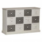 Commode Design 12 Tiroirs "Suzy" 120cm Naturel|Commode|Paris Prix