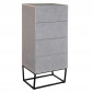 Commode Design 4 Tiroirs "Luena" 120cm Gris|Commode|Paris Prix