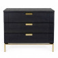 Commode Design 3 Tiroirs "Pimlico" 91cm Charbon|Commode|Paris Prix