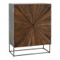 Commode 2 Portes en Bois "Shanil" 111cm Marron|Commode|Paris Prix