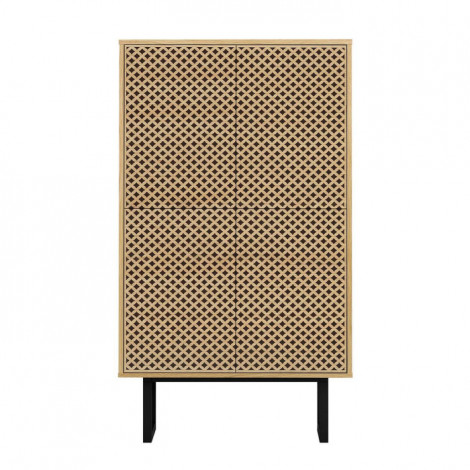 Commode en Bois Diamant "Camden" 140cm Naturel|Commode|Paris Prix