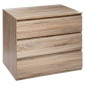 Commode 3 Tiroirs Design "Pluz" 78cm Naturel|Commode|Paris Prix