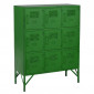 Commode 9 Portes en Métal "Pulgar" 113cm Vert|Commode|Paris Prix