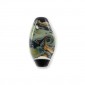 Perle plate style Murano, olive