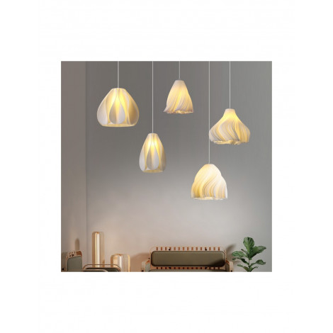 Suspension moderne en forme de fleur imprimée en 3D KL108|Suspensions|Kiki Lighting