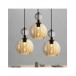 Suspension moderne en forme de globe en verre teinté KL56|Suspensions|Kiki Lighting