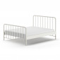 Lit Adulte "Bronxx" 160x200cm Blanc Mat|Lit Adulte|Paris Prix