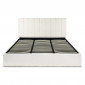 Lit Coffre Design Bouclette "Songa" 180x200cm Beige|Lit Adulte|Paris Prix