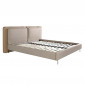 Lit Adulte Avec Sommier "Terry" 180x200cm Gris|Lit Adulte|Paris Prix