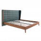 Lit Adulte Avec Sommier "Tessie" 180x200cm Vert Foncé|Lit Adulte|Paris Prix