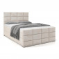 Lit Coffre & Matelas Design "Spring" 160x190cm Beige|Lit Adulte|Paris Prix