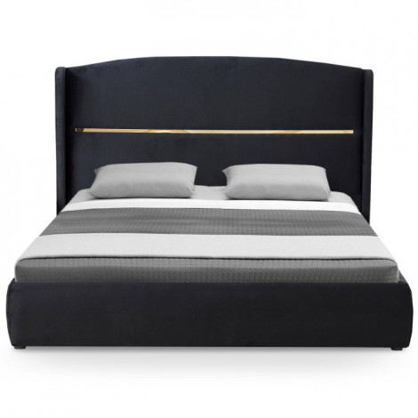 Lit Coffre & Sommier Relevable "Adiby" 180x200cm Noir|Lit Adulte|Paris Prix