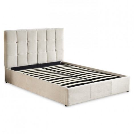 Lit Adulte Sommier Relevable "Birma" 140x190cm Beige|Lit Adulte|Paris Prix