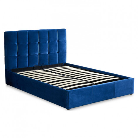 Lit Adulte Sommier Relevable "Birma" 140x190cm Bleu|Lit Adulte|Paris Prix