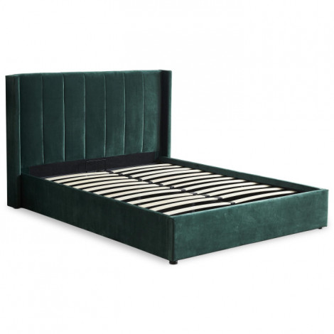 Lit Adulte Sommier Relevable "Fady" 140x190cm Vert|Lit Adulte|Paris Prix