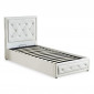 Lit Adulte Sommier Relevable "Adany" 90x190cm Blanc|Lit Adulte|Paris Prix