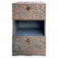 Table de Chevet 2 tiroirs "Orientale" 65cm Cuivre|Chevet|Paris Prix