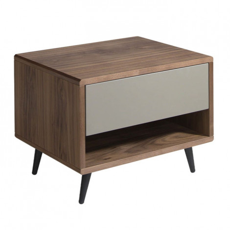 Table de Chevet 1 Tiroir "Keisha" 55cm Marron|Chevet|Paris Prix