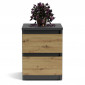 Table de Chevet 2 tiroirs "Moris" 40cm Naturel|Chevet|Paris Prix