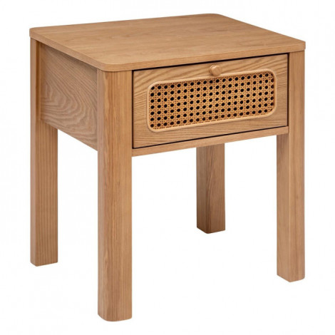 Table de Chevet 1 Tiroir "Tiria" 52cm Marron|Chevet|Paris Prix