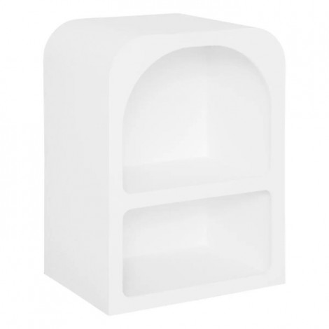Table de Chevet Design "Soleya" 55cm Blanc|Chevet|Paris Prix