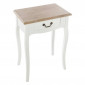 Table de Chevet 1 Tiroir "Chrysa" 65cm Naturel|Chevet|Paris Prix