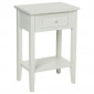 Table de Chevet "Charme" 67cm Blanc|Chevet|Paris Prix