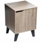 Table de Chevet "4 Pieds" 47cm Naturel|Chevet|Paris Prix
