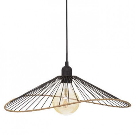 Lampe Suspension en Métal "Alara" 45cm Noir|Suspensions|Paris Prix
