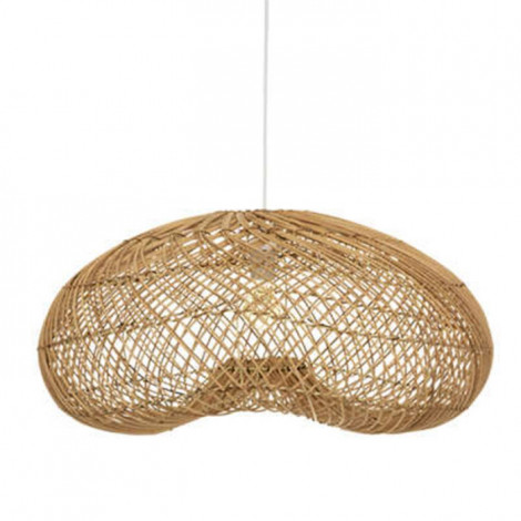 Lampe Suspension en Rotin "Jeny" 68cm Beige|Suspensions|Paris Prix