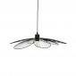 Lampe Suspension en Métal "Fleur" 90cm Noir|Suspensions|Paris Prix