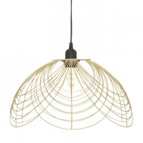 Lampe Suspension Design "Carrie" 38cm Or|Suspensions|Paris Prix