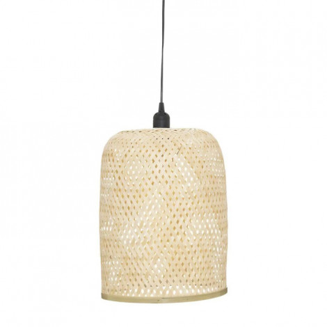 Lampe Suspension "Alicante" 36cm Beige & Noir|Suspensions|Paris Prix