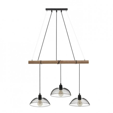 Lampe Suspension 3 Têtes "Timmy" 150cm Noir|Suspensions|Paris Prix
